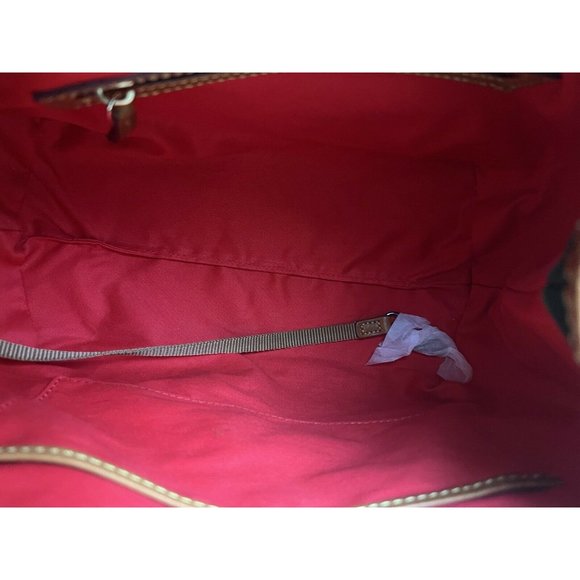 Dooney & Bourke Florentine Leather Double Handle Toggle Bag natural color - Picture 8 of 8